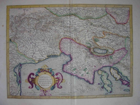 MERCATOR (KREMER), GERHARD: MAP OF FRIULI, KARST, CARNIOLA, ISTRIA AND SLOVENIAN MARK